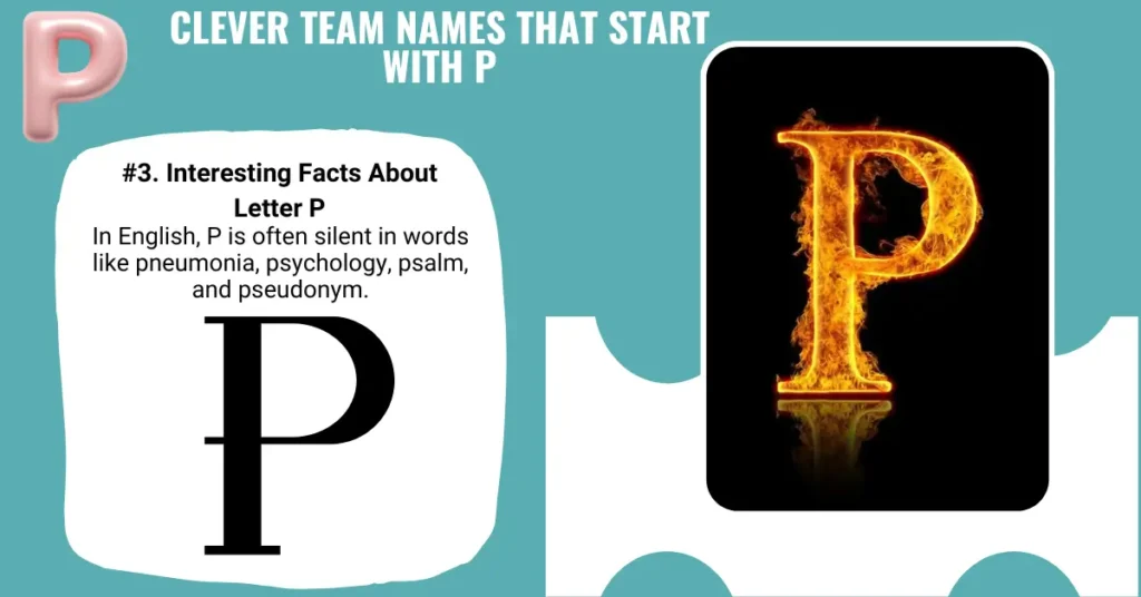 Clever Team Names That Start With P
