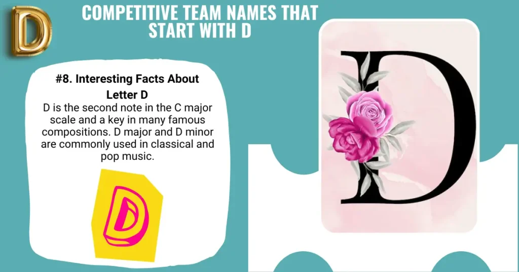 Competitive Team Names That Start with D
