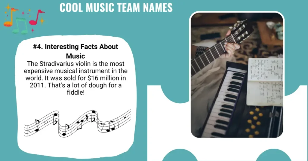 Cool Music Team Names