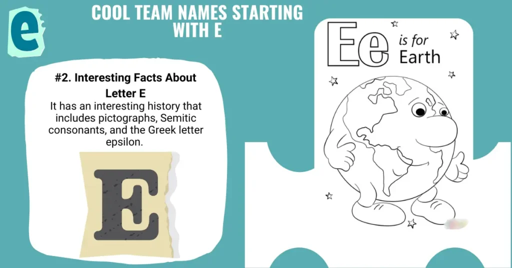 Cool Team Names Starting With E