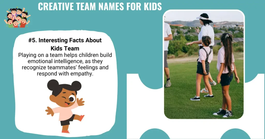 Creative Team Names for Kids