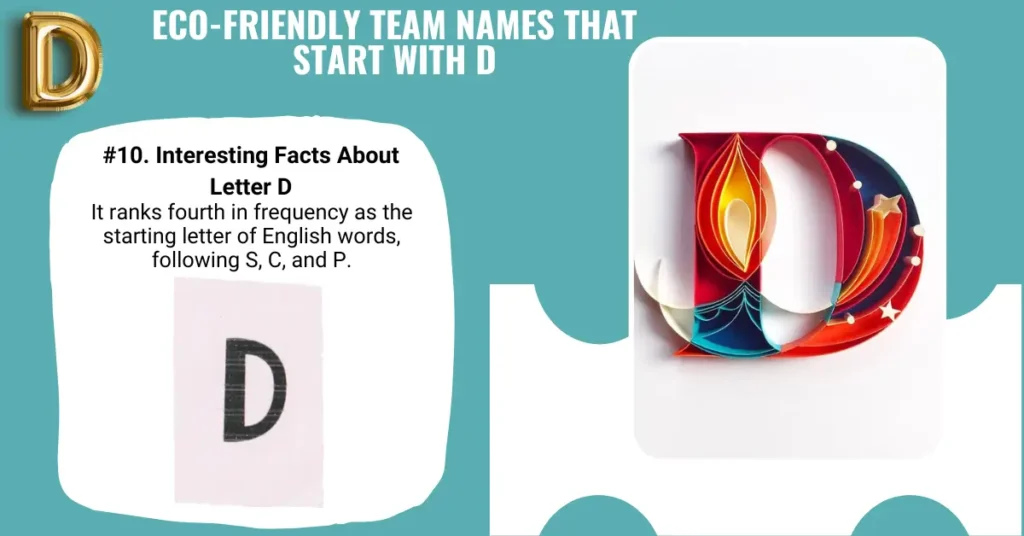 Eco-Friendly Team Names That Start With D