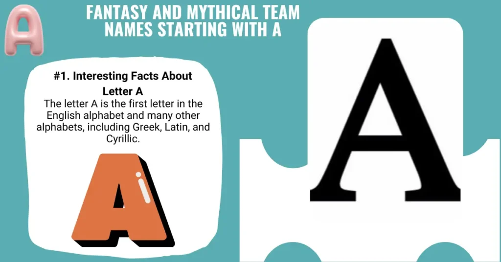 Fantasy and Mythical Team Names Starting with A