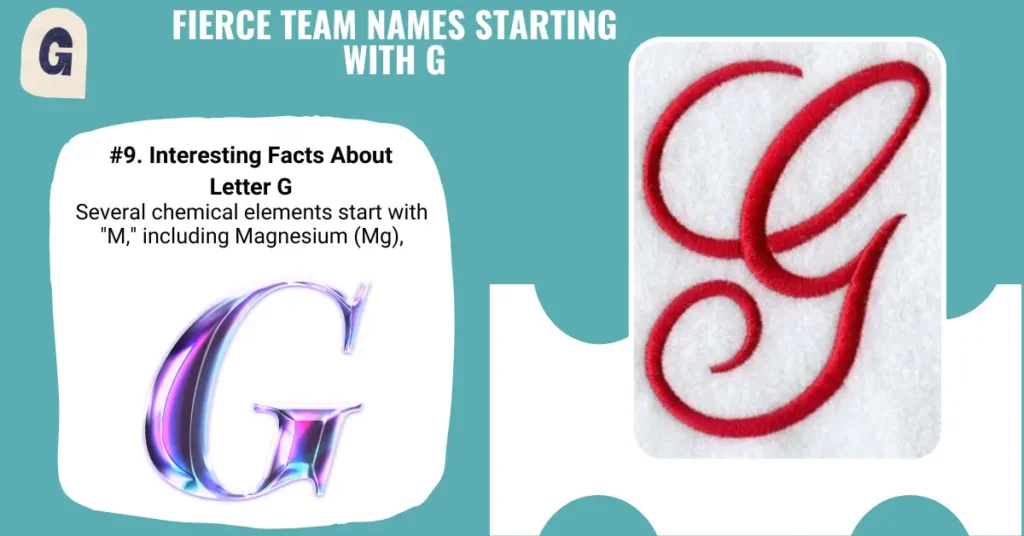 Fierce Team Names Starting with G