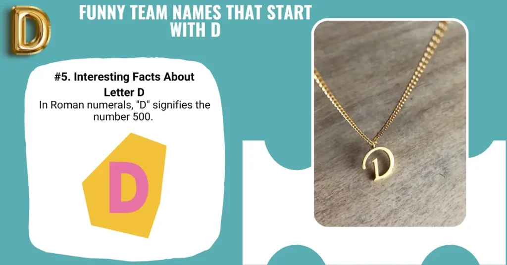 Funny Team Names That Start with D