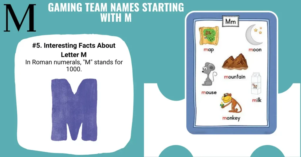 Gaming Team Names Starting with M