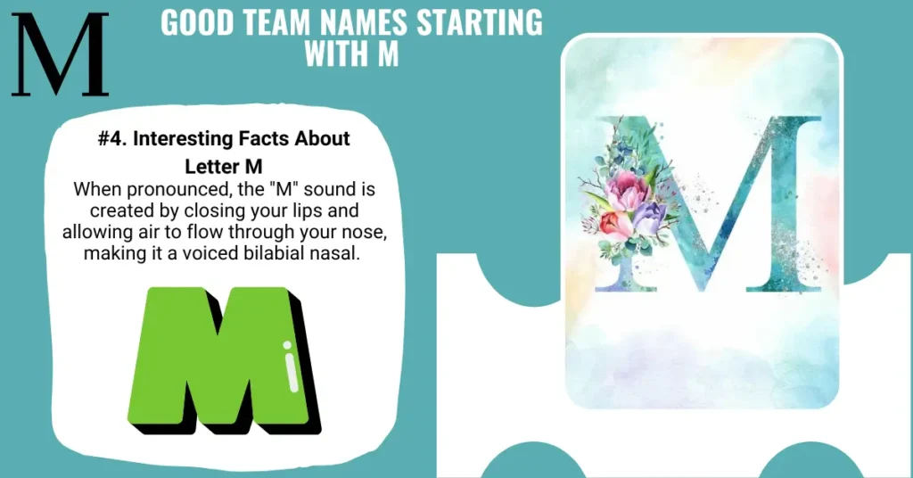 Good Team Names Starting With M