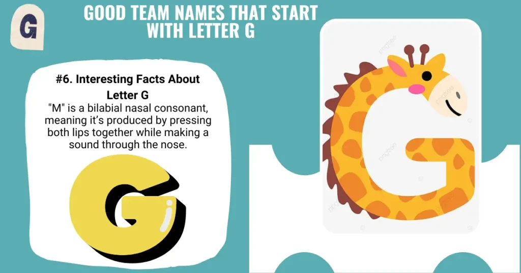 Good Team Names That Start With Letter G