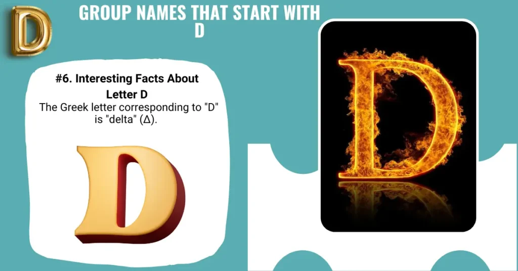 Group Names That Start with D