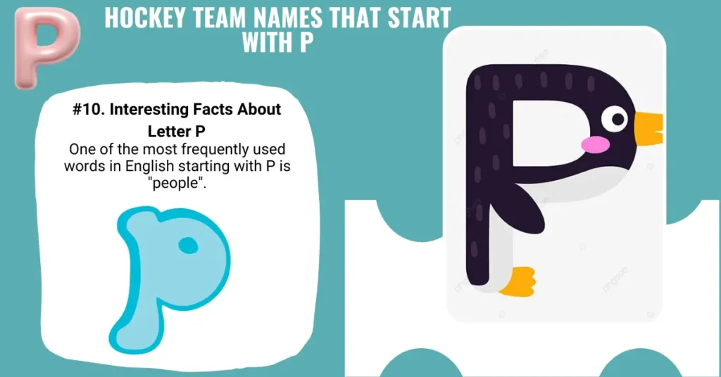 Hockey Team Names That Start With P