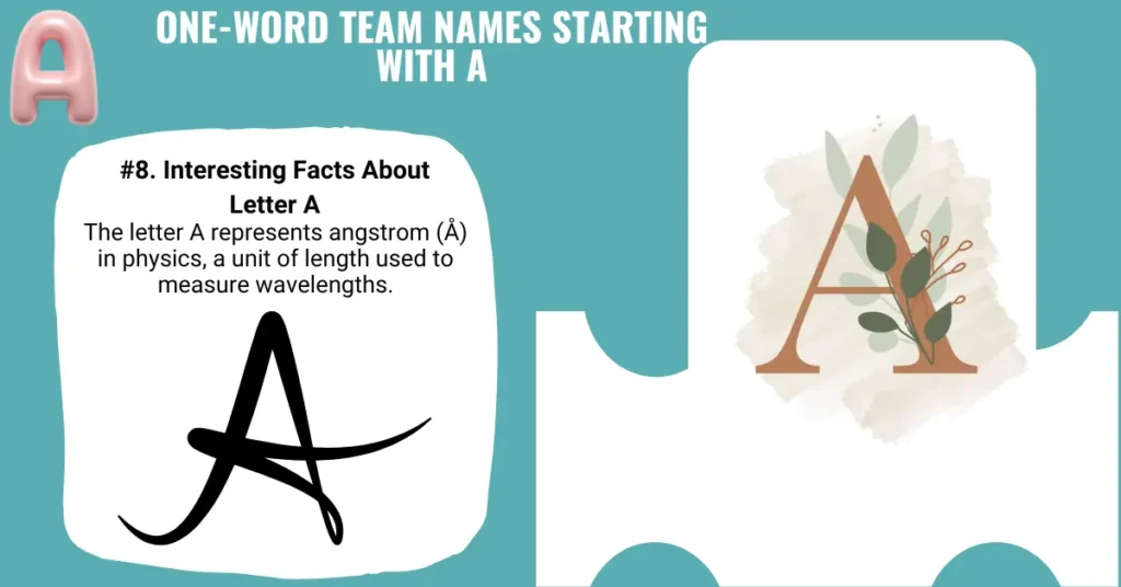 One-Word Team Names Starting with A