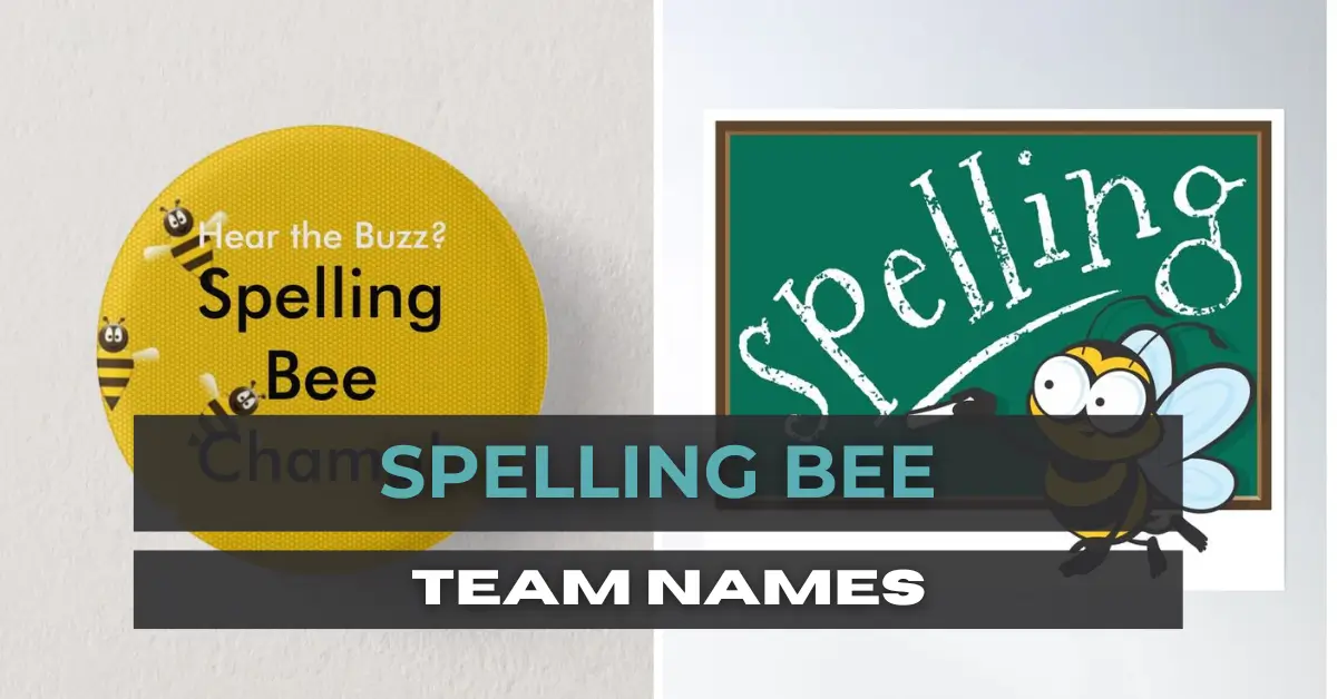 spelling bee team names