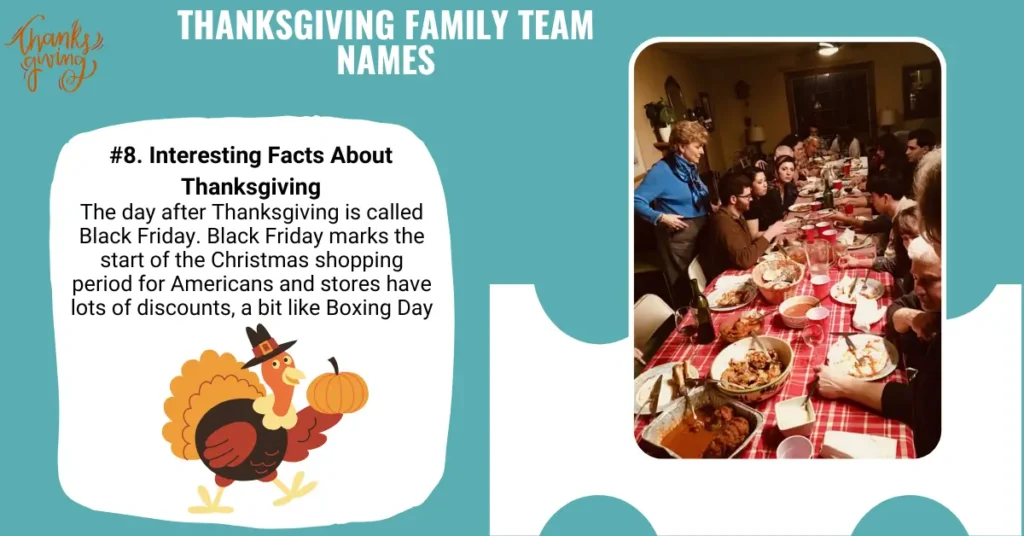 Thanksgiving Family Team Names