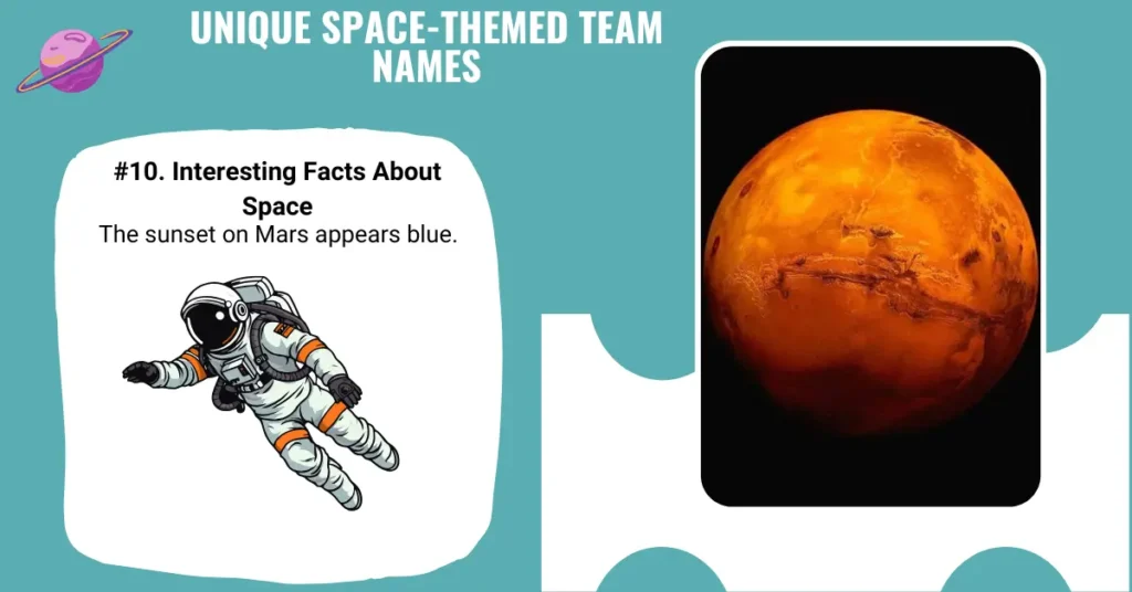 Unique Space-Themed Team Names