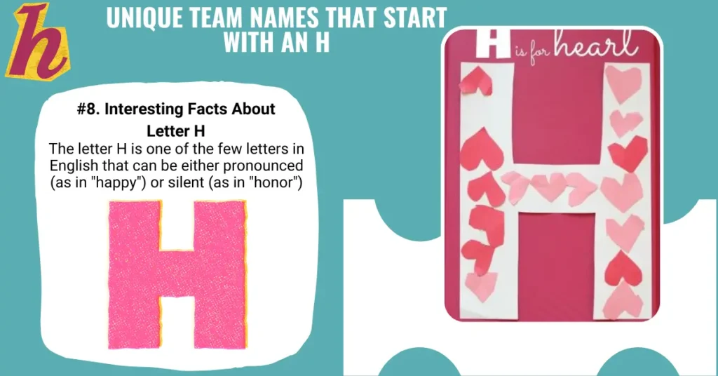 Unique Team Names That Start with an H