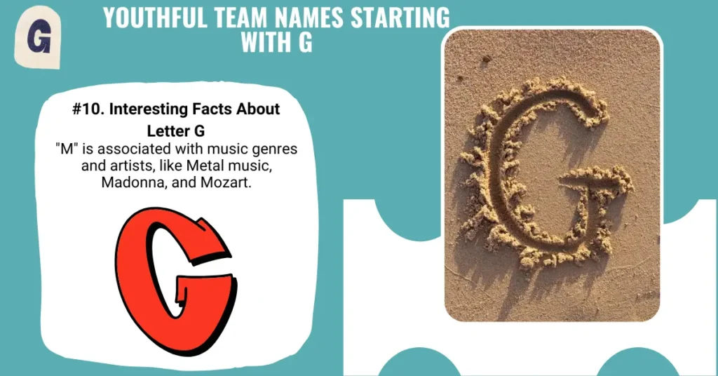 Youthful Team Names Starting with G