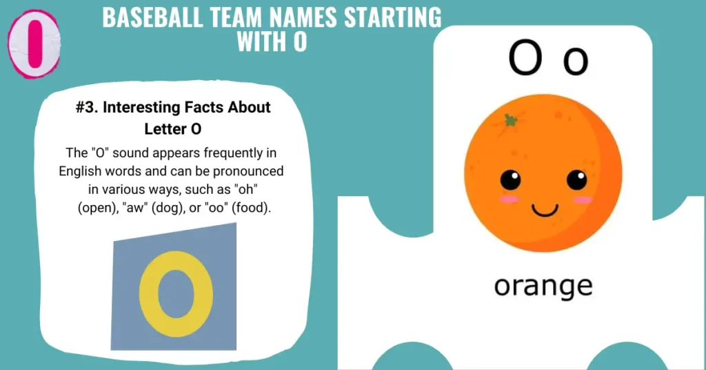 Baseball Team Names Starting with O