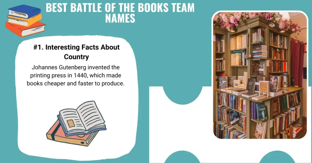 Best Battle of the Books Team Names