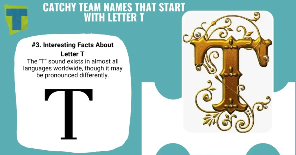 Catchy Team Names That Start With Letter T