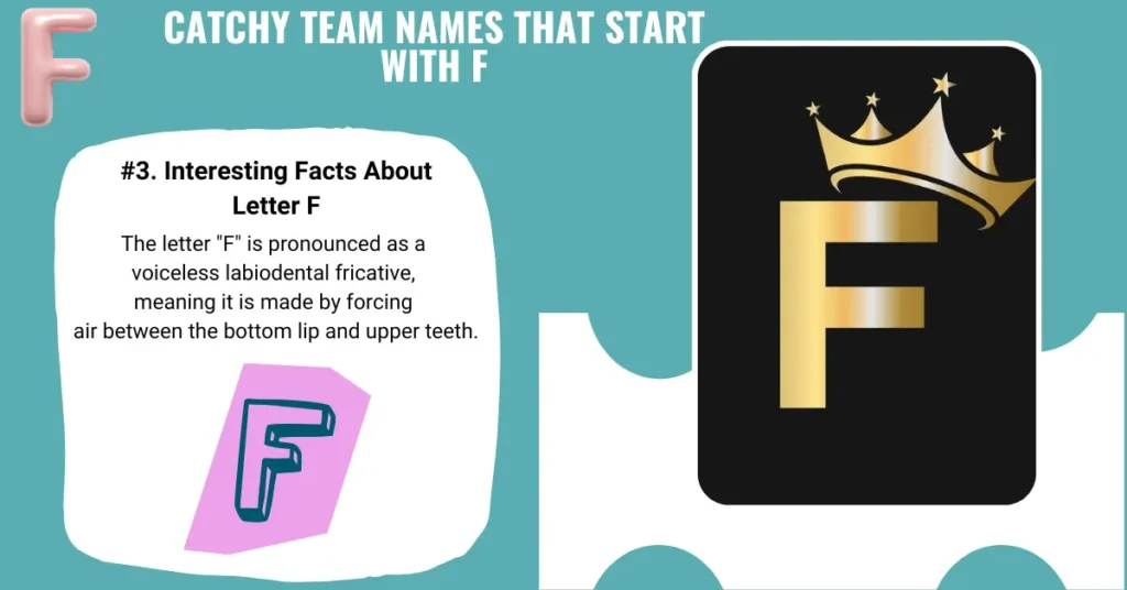 Catchy Team Names that Start with F