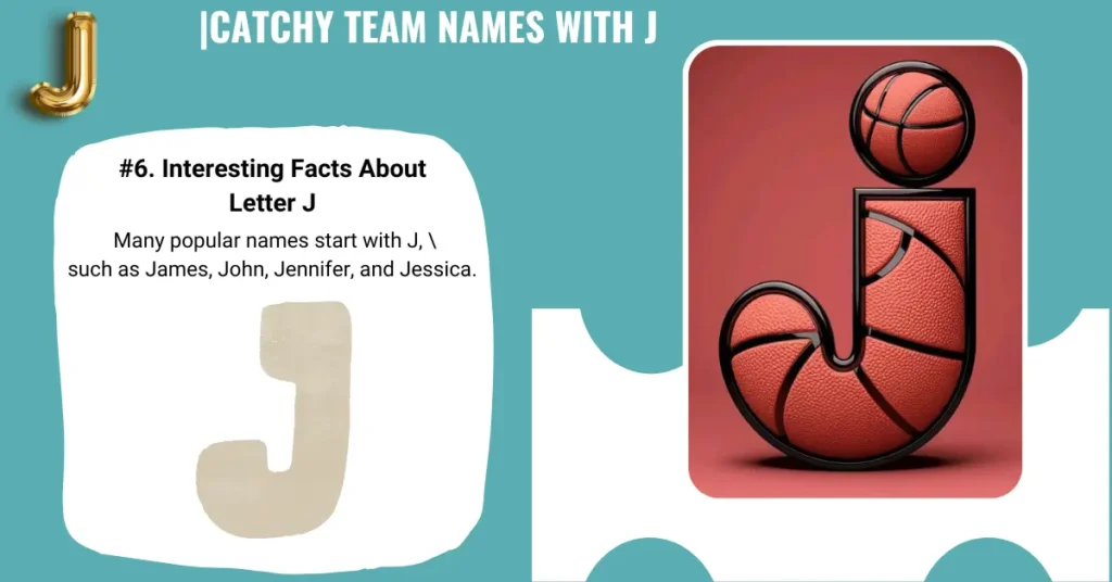 Catchy Team Names with J