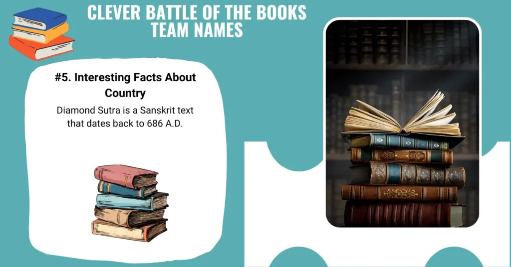 Clever Battle of the Books Team Names