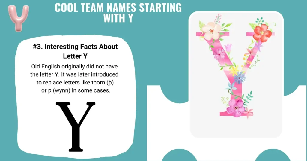 Cool Team Names Starting With Y
