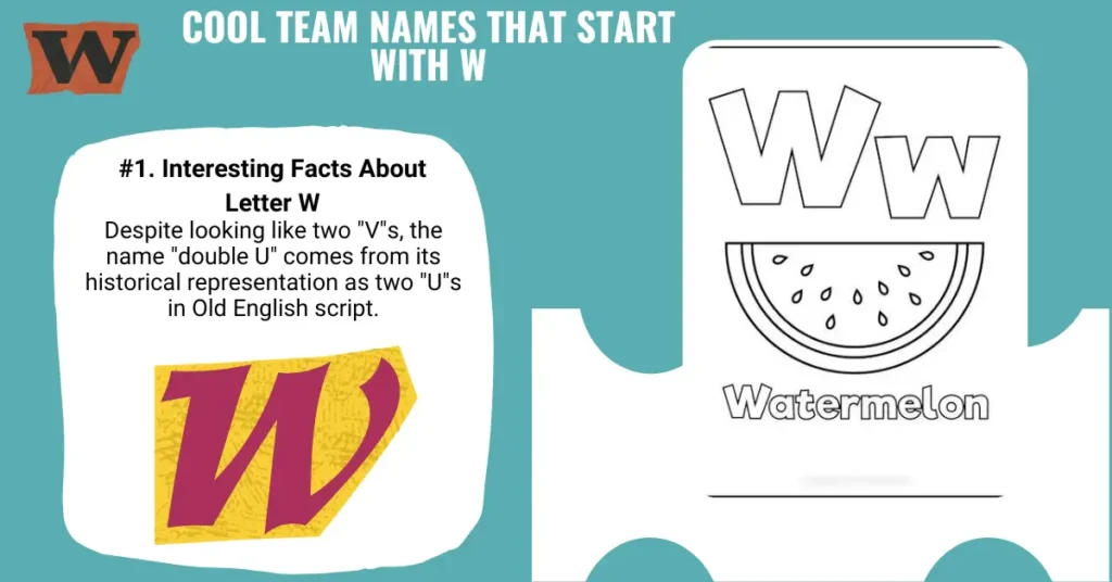 Cool Team Names That Start with W