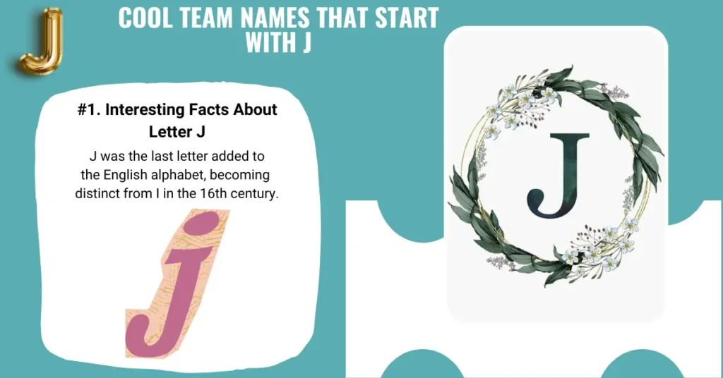 Cool Team Names that Start with J
