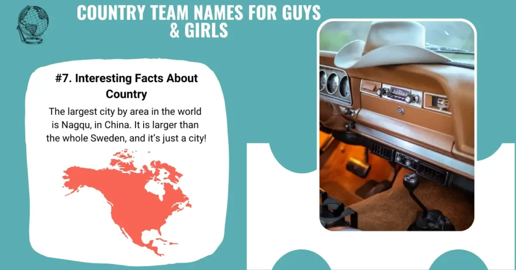 Country Team Names For Guys & Girls