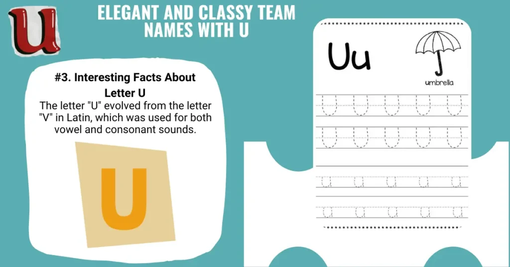 Elegant and Classy Team Names With U