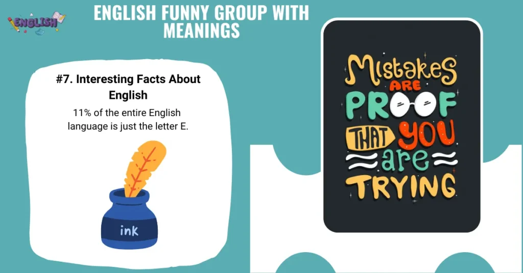 English Funny Group With Meanings