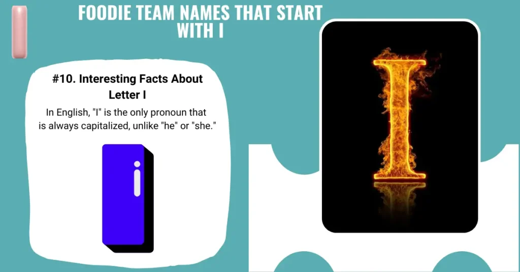 Foodie Team Names That Start With I