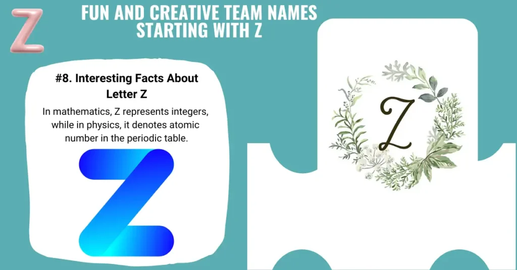 Fun and Creative Team Names Starting with Z