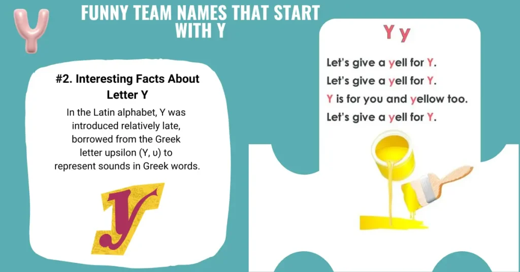 Funny Team Names That Start With Y