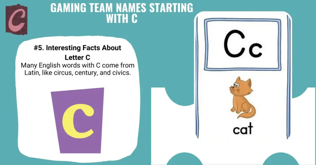 Gaming Team Names Starting with C