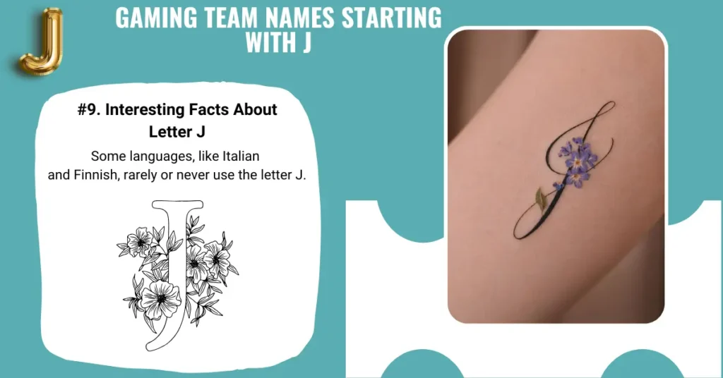 Gaming Team Names Starting with J