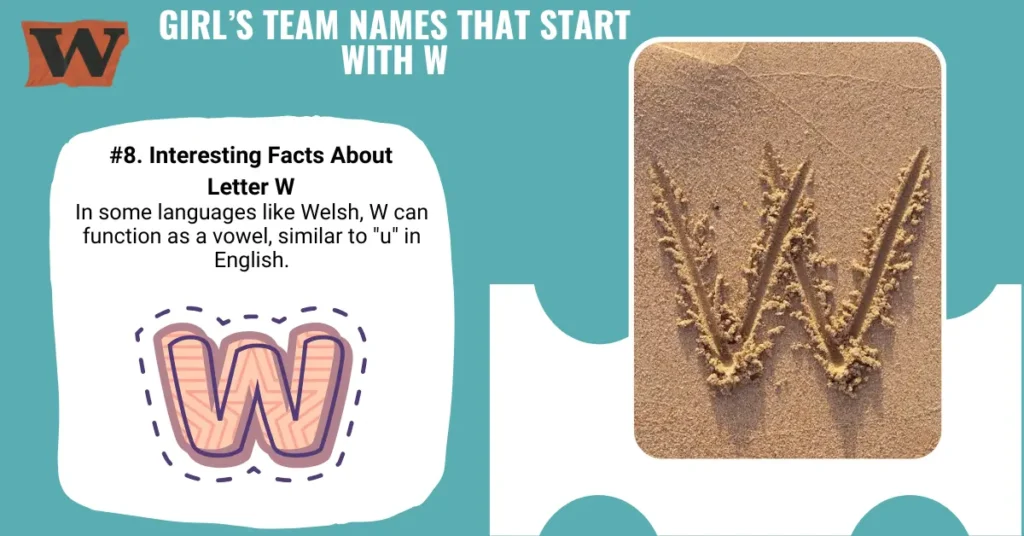 Girl’s Team Names That Start with W