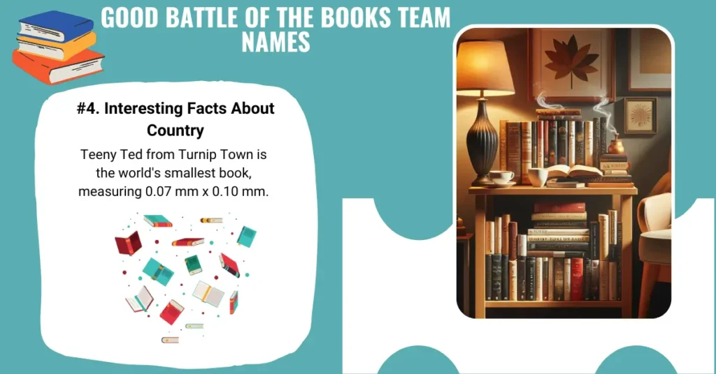 Good Battle of the Books Team Names