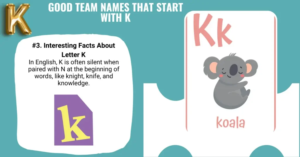 Good Team Names That Start With K