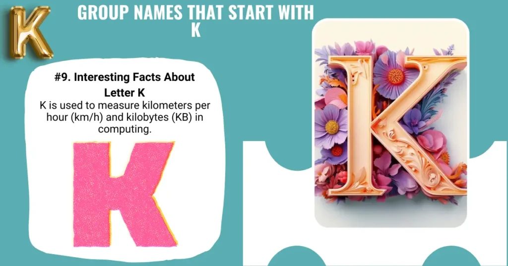 Group Names That Start With K