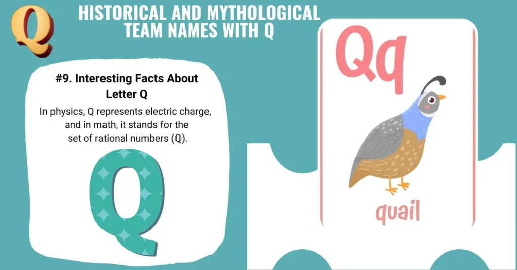 Historical and Mythological Team Names With Q