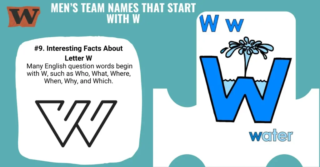 Men’s Team Names That Start with W