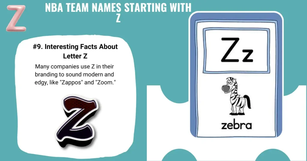 NBA Team Names Starting with Z