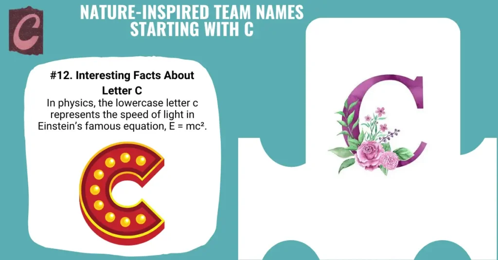Nature-Inspired Team Names Starting with C