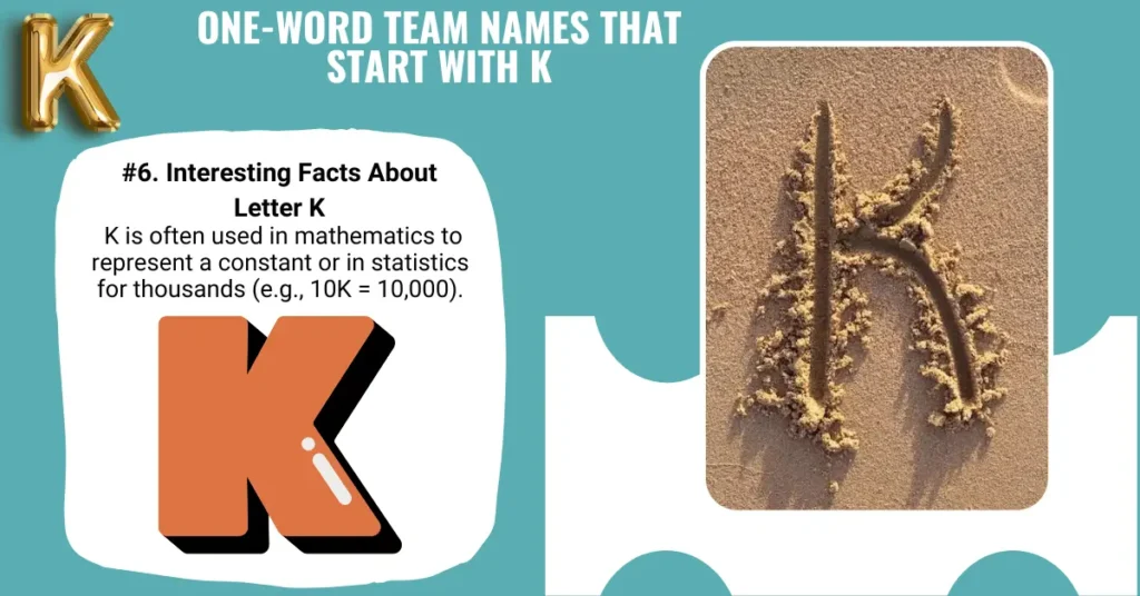 One-Word Team Names That Start With K