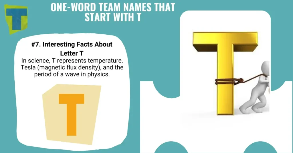 One-Word Team Names That Start With T