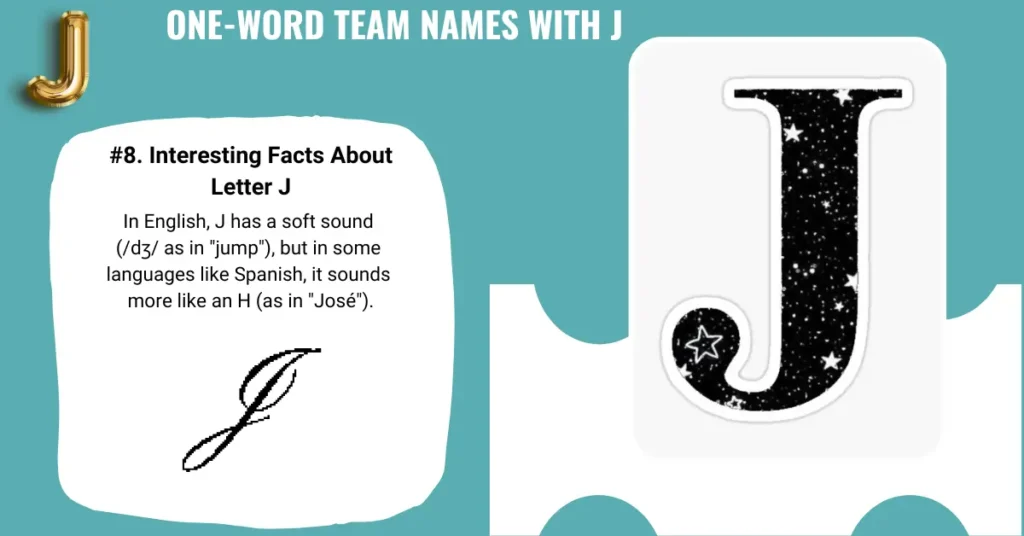 One-Word Team Names With J