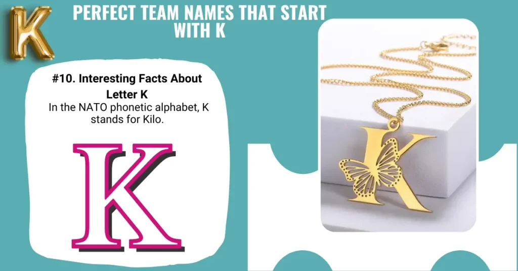 Perfect Team Names That Start With K
