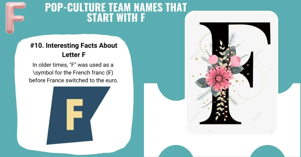 Pop-Culture Team Names That Start With F